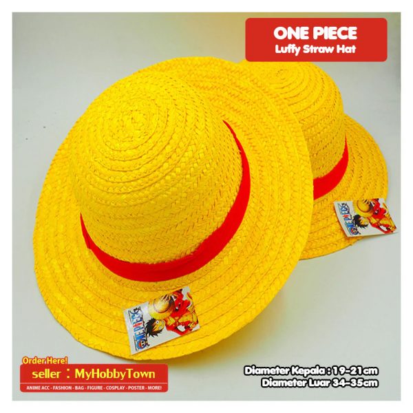 Topi Jerami One Piece Luffy Cosplay Anime Toko Anime Terpercaya Di