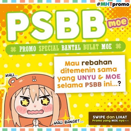 Mau Rebahan ditemenin sama yang UNYU & MOE selama PSBB? – Toko Anime