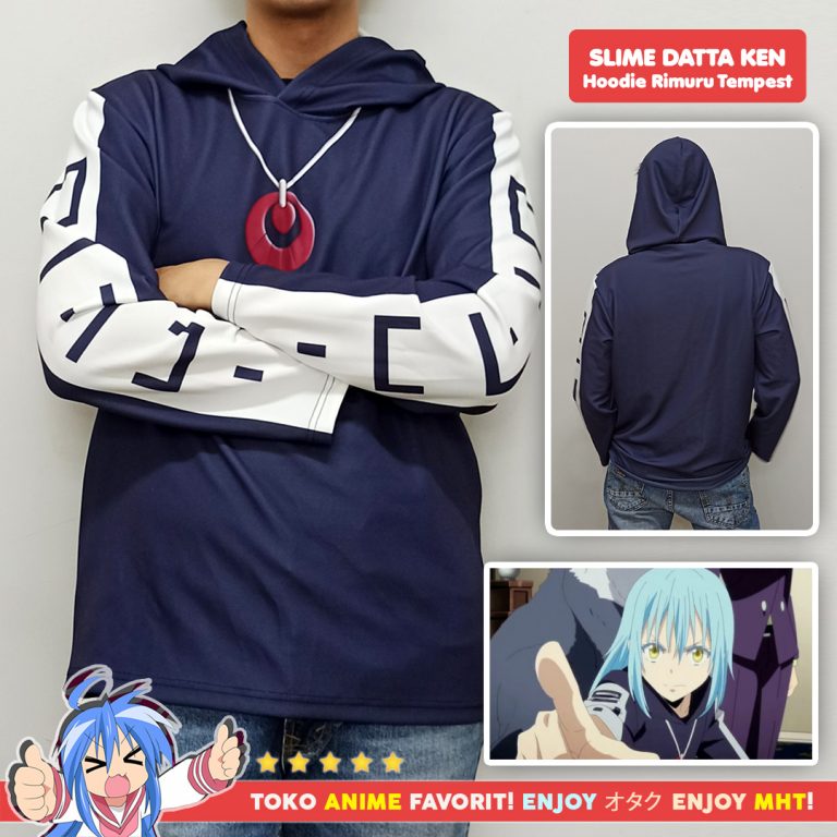 Jaket Hoodie Slime Datta Ken – Rimuru Tempest Impression Style