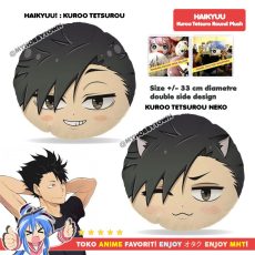 Bantal Bulat Anime Haikyuu Kuroo Tetsuro Nekoma