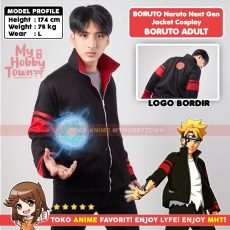 Jaket Anime Boruto Adult Version Kostum Cosplay