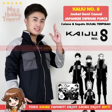 Jaket Anime Kaiju No. 8 Japanese Defense Force Kafka Hibino Soshiro Hoshino Kostum Cosplay