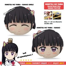 Bantal Bulat Moe Anime Demon Slayer Kimetsu no Yaiba : Kanao Tsuyuri - Round Plushie Cushion