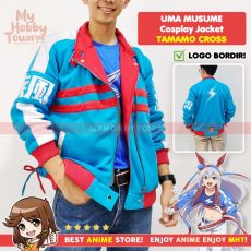 Jaket Anime Uma Musume Tamamo Cross Cosplay Costume Jacket Kostum