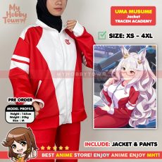 Jaket Celana Training Anime Full Print Uma Musume Tracen Academy Jacket
