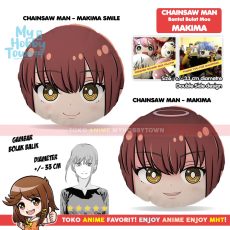 Bantal Bulat Moe Anime Chainsaw Man : Makima