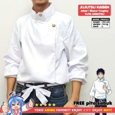 Blazer Jaket Anime Gakuran Jujutsu Kaisen Yuta Okkotsu Cosplay