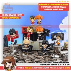 Original Popmart x GONG Figure Anime Haikyuu The Dumpster Battle Series Surprise Blind Box
