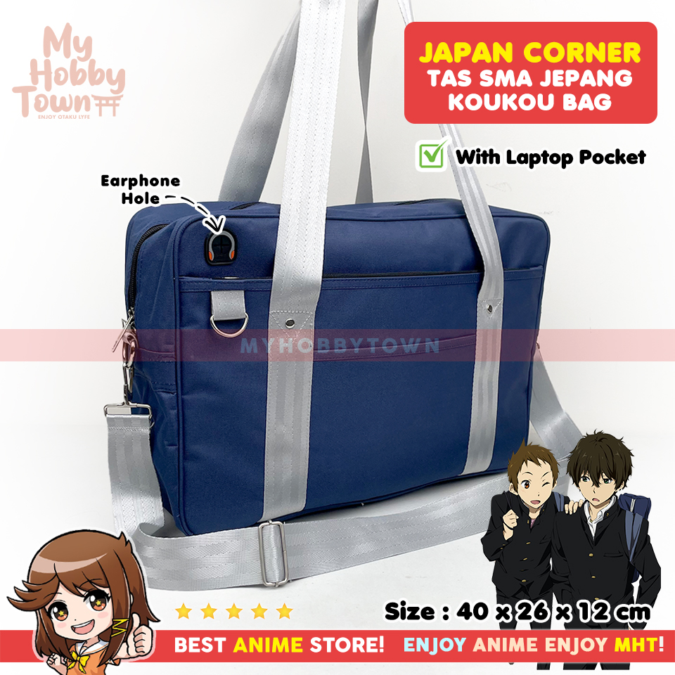 Tas SMA Sekolah Jepang - Tas Anime - Anime Koukou Bag HQ Japanese School Bag - Gambar 6