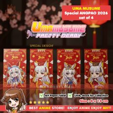 Angpao Uma Musume Pretty Derby Special Imlek 2026 Shio Tahun Kuda set Of 4