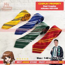 Myhobbytown Dasi Sekolah Asrama Penyihir Merah Biru Hijau Kuning Kostum Cosplay Halloween Tie Necktie