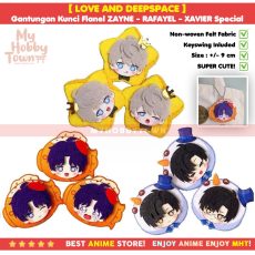 Gantungan Kunci Flanel Game Love And Deepspace Rafayel Xavier Zayne Keychain Special