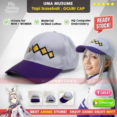 Topi Cosplay Anime Oguri Cap Uma Musume Hat Baseball Cap