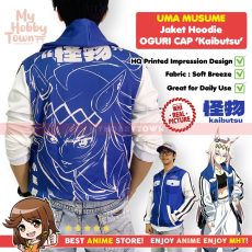 Jaket Hoodie Uma Musume Oguri Cap Kaibutsu Full Print