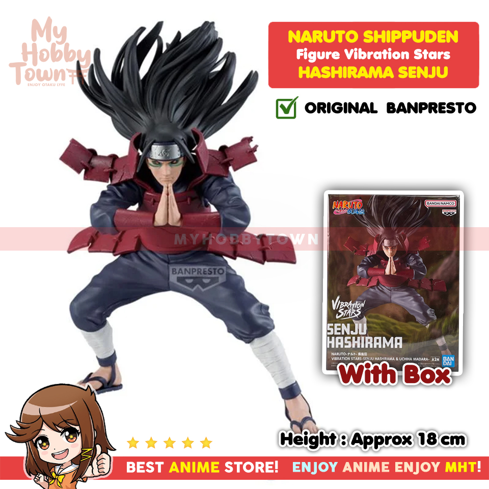 Myhobbytown Figure Anime Original Naruto Shippuden Hashirama Senju Vibration Stars Banpreto