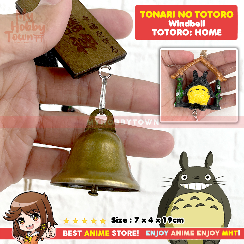 Lonceng Angin Anime Ghibli Tonari no Totoro Home Relax Windbell Wind Chime Furin - Gambar 4
