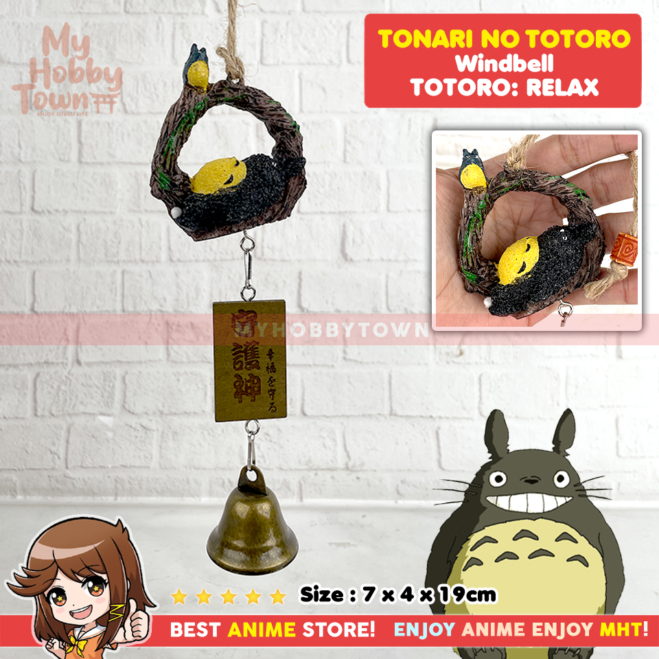 Lonceng Angin Anime Ghibli Tonari no Totoro Home Relax Windbell Wind Chime Furin - Gambar 8