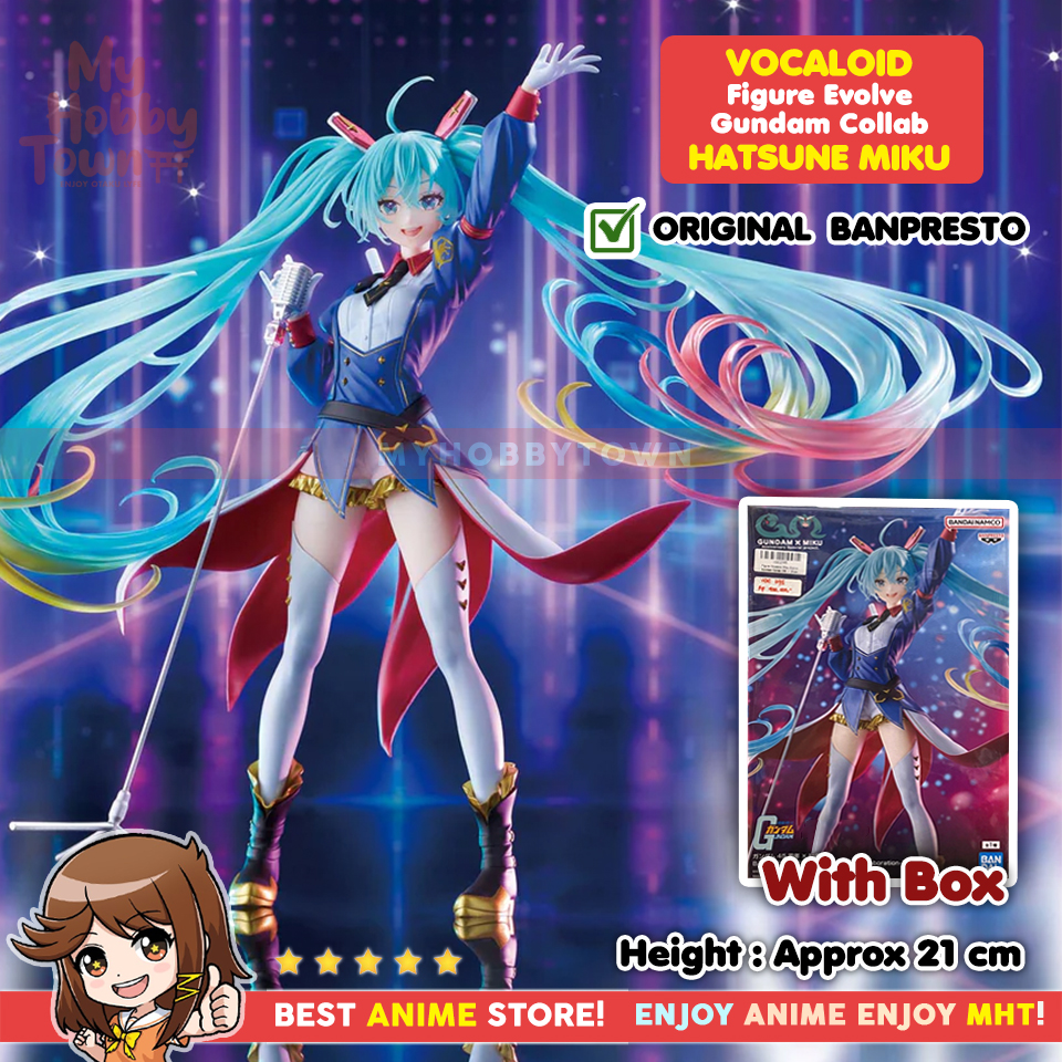 Figure Original Vocaloid Hatsune Miku Evolve Gundam Collaboration Banpresto