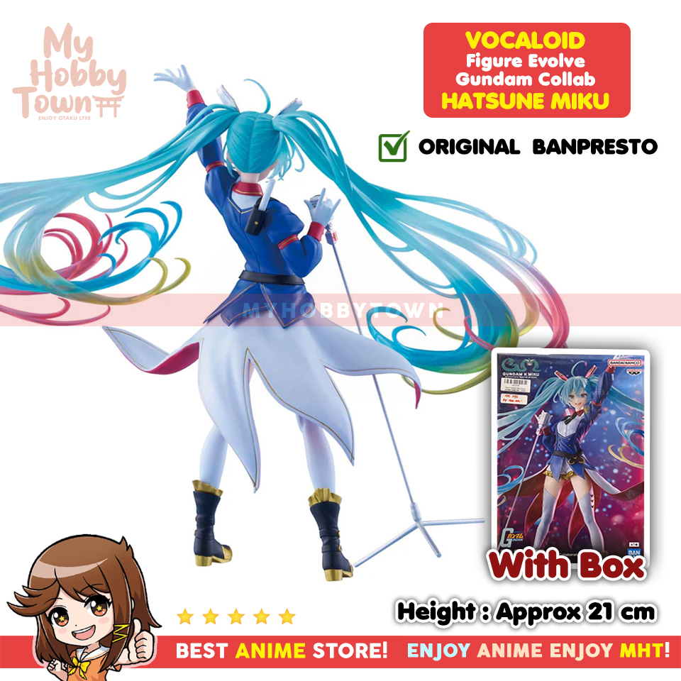 Figure Original Vocaloid Hatsune Miku Evolve Gundam Collaboration Banpresto - Gambar 3