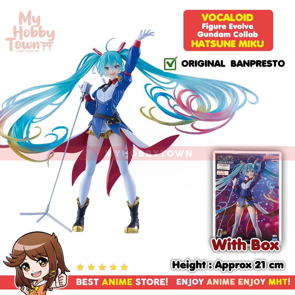 Figure Original Vocaloid Hatsune Miku Evolve Gundam Collaboration Banpresto - Gambar 2