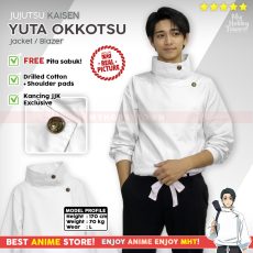 Blazer Jaket Anime Gakuran Jujutsu Kaisen Yuta Okkotsu Cosplay