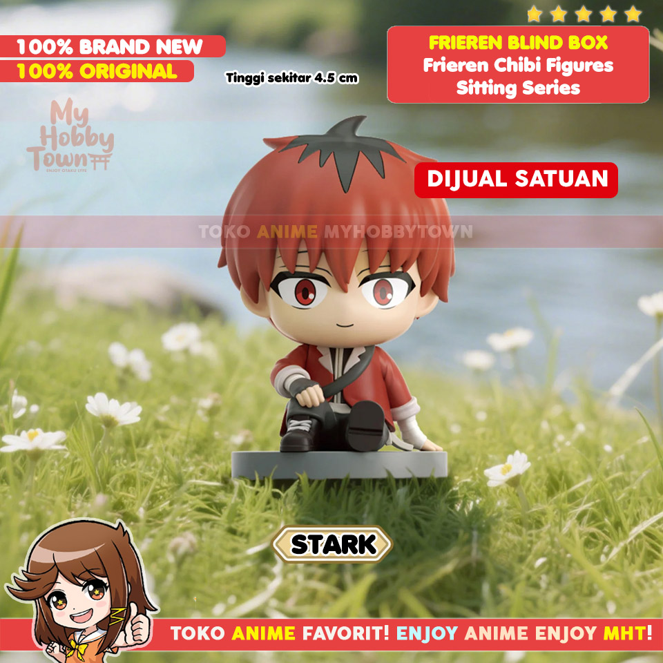Original Frieren Blind Box Chibi Figure – Pajangan Mini Seri Duduk Lucu Frieren - Gambar 6