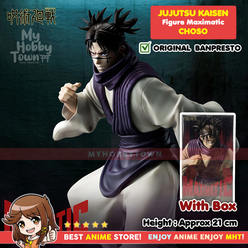 Figure Anime Original Jujutsu Kaisen Choso Maximatic Tinggi 21 cm Dengan Box Produk Resmi dari Banpresto Bandai Namco