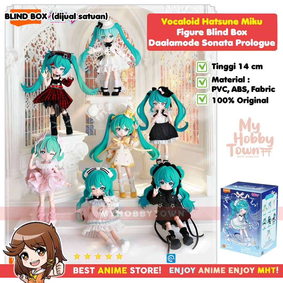 Hatsune Miku Figure Doll Blind Box Sonata Prologue – Boneka Pajangan Berpakaian Kain Asli Edisi Daalamode - Gambar 2