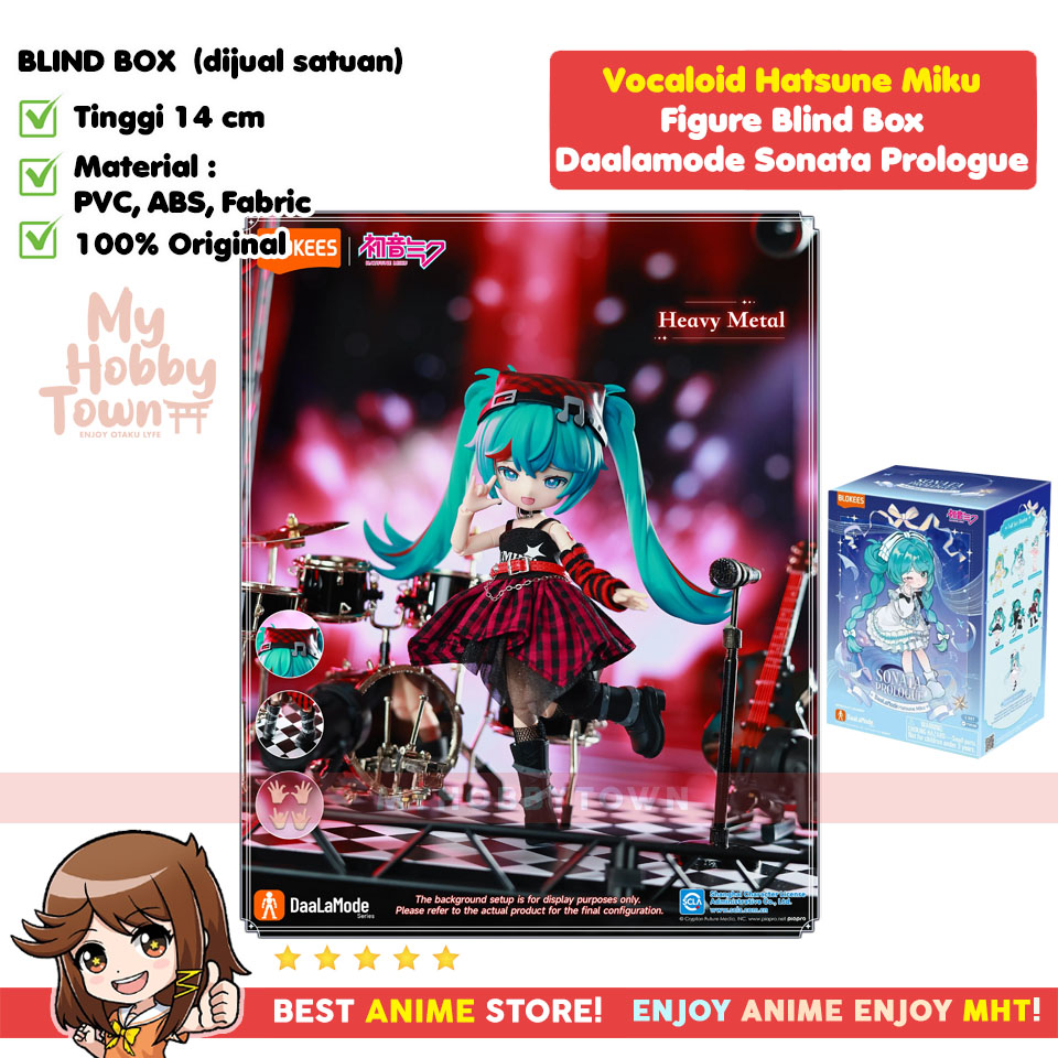 Hatsune Miku Figure Doll Blind Box Sonata Prologue – Boneka Pajangan Berpakaian Kain Asli Edisi Daalamode - Gambar 9