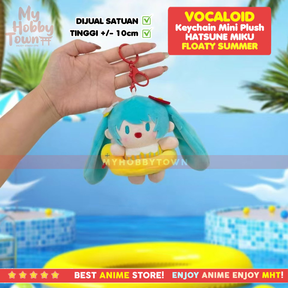 Gantungan Kunci Boneka Vocaloid Mini Plush – Koleksi Plushie Karakter Ikonik - Gambar 3