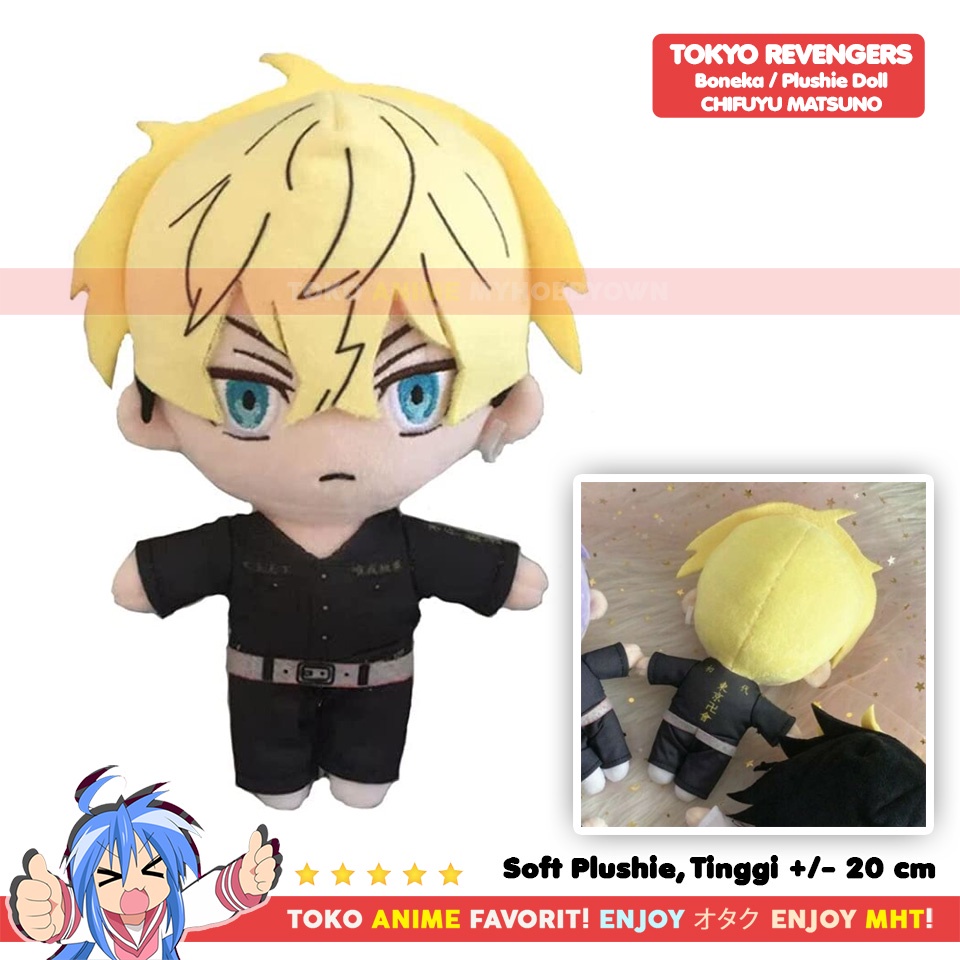 Boneka Tokyo Revengers Soft Plushie – Boneka Karakter Tokyo Manji Gang Draken, Mikey, Takemichi, Chifuyu - Gambar 8